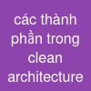 các thành phần trong clean architecture