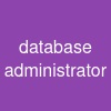 database administrator