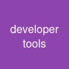 developer tools