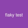 flaky test