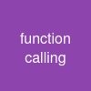 function calling