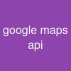 google maps api