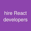 hire React developers