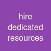 hire dedicated resources