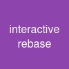 interactive rebase