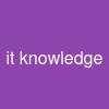 it knowledge