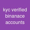 kyc verified binanace accounts