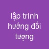 lập trình hướng đối tượng