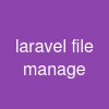 laravel file manage