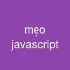 mẹo javascript