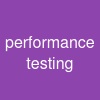 performance testing