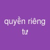 quyền riêng tư
