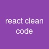 react clean code