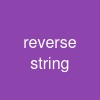 reverse string