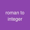 roman to integer