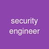security engineer