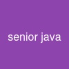 senior java