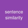 sentence similarity