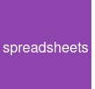 spreadsheets