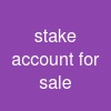 stake account for sale