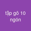 tập gõ 10 ngón