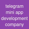 telegram mini app development company