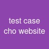 test case cho website