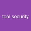 tool security