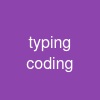 typing coding