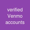 verified Venmo accounts