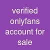 verified onlyfans account for sale