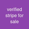 verified stripe for sale