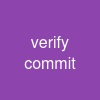 verify commit