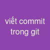 viết commit trong git