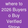 where to 2026 Buyers o Buy Verified Stripe ...