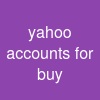 yahoo accounts for buy