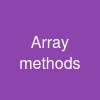 Array methods