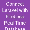 Connect Laravel with Firebase Real Time Database