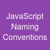 JavaScript Naming Conventions