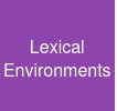 Lexical Environments