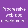 Progressive web app development