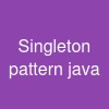 Singleton pattern java