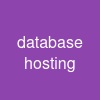 database hosting