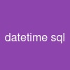 datetime sql