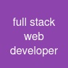 full  stack web developer