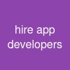 hire app developers