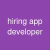 hiring app developer