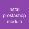 install prestashop module