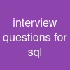 interview questions for sql