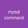 mysql command
